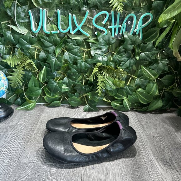 VIVOBAREFOOT Jing Jing Black Leather Flats Women EU 39 Barefoot Minimalist Shoes - Picture 4 of 9